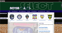 Desktop Screenshot of ncysaselect.com